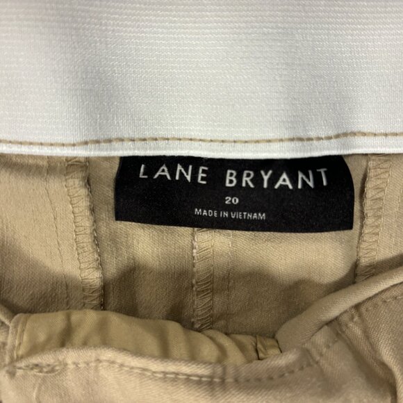 Lane Bryant Khaki Crop Pants - Women's Size 20 - 1798 - Picture 2 of 4